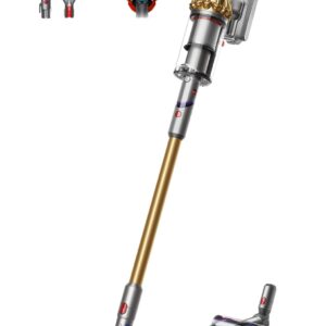 Dyson V15 aptinka Nisson Absolute belaidį dulkių siurblį su HEPA filtru Galingas ir protingas belaidis dulkių siurblys iš Dyson