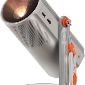 XGIMI Mogo 4 Laser Vidéoprojecteur Portable avec 4 filtres, 550 lumens ISO, Rotation à 360°, Batterie intégrée, 2,5 Heures de Lecture, Compatible avec Google TV & Netflix, 2 x 6 W Harman Kardon