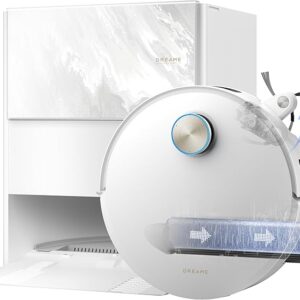 dreame Akva10 Ultra Track Complete, skalbimas 45 ⑤ C, kliūtys 6 cm, savaiminis Šluotos valymas, siurbimas 25 000 Pa, 100% išnarpliojimas, išvengiama +240 objektų, automatinis ištuštinimas, tiesioginis valdymas balsu