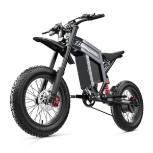 Elektrinis dviratis SHENGMILO S900 – „Fatbike“ tipo 20" elektrinis dviratis – 1500 W variklis – išimama 60 V / 30 Ah baterija – nuvažiuojamas atstumas 80–100 km.