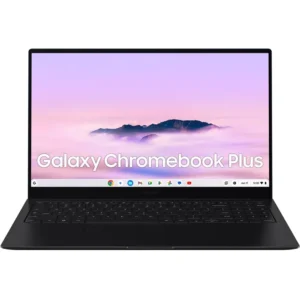 Nešiojamas kompiuteris SAMSUNG Galaxy Chromebook Plus – 15,6" ekranas – Intel Core i5 procesorius – Chrome OS – Intel grafika – 8 GB RAM – 256 GB SSD.